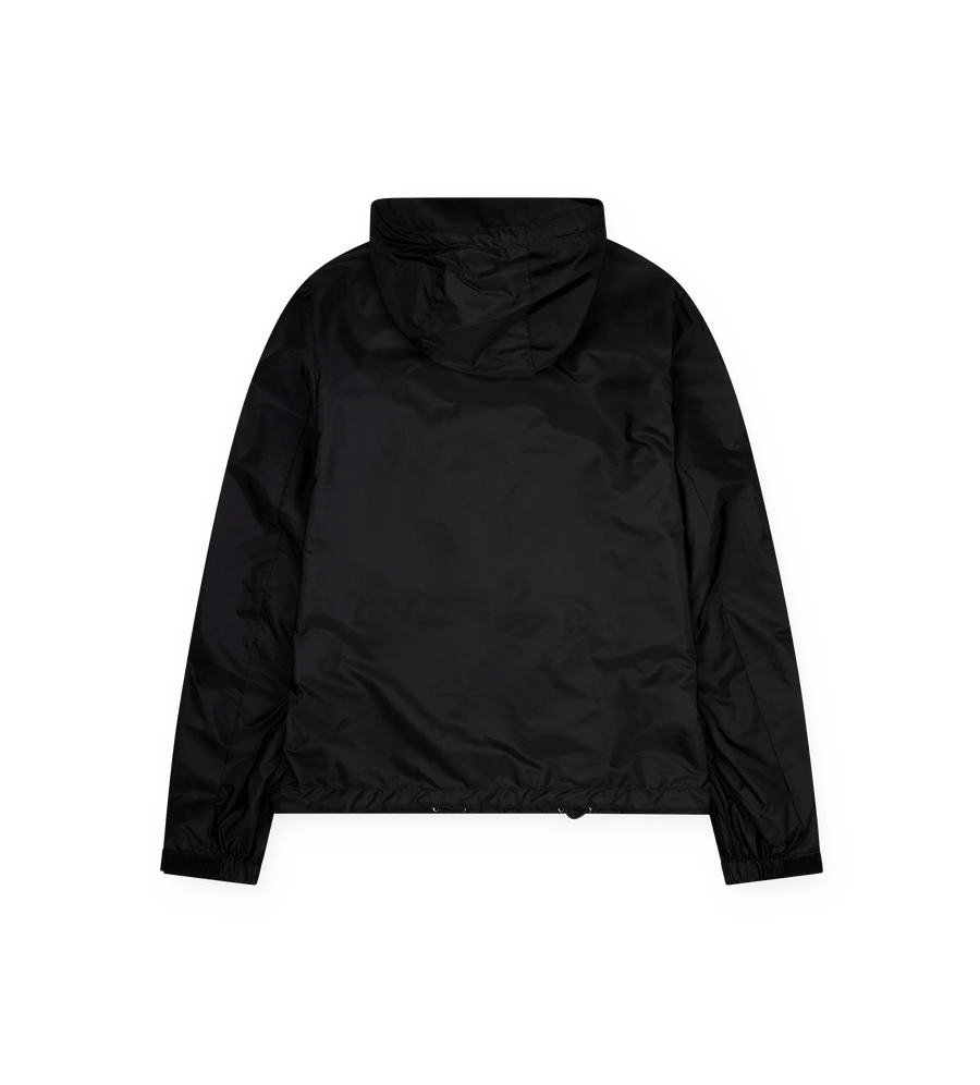 Re-Nylon Hooded Jacket in Black
