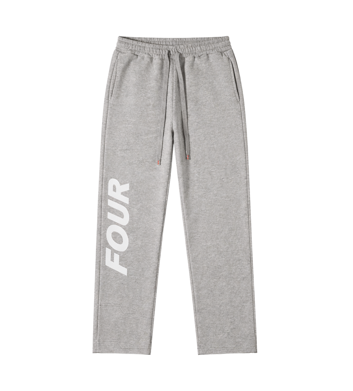 Reconstructed Circles Straight Leg Pants Grey Melange