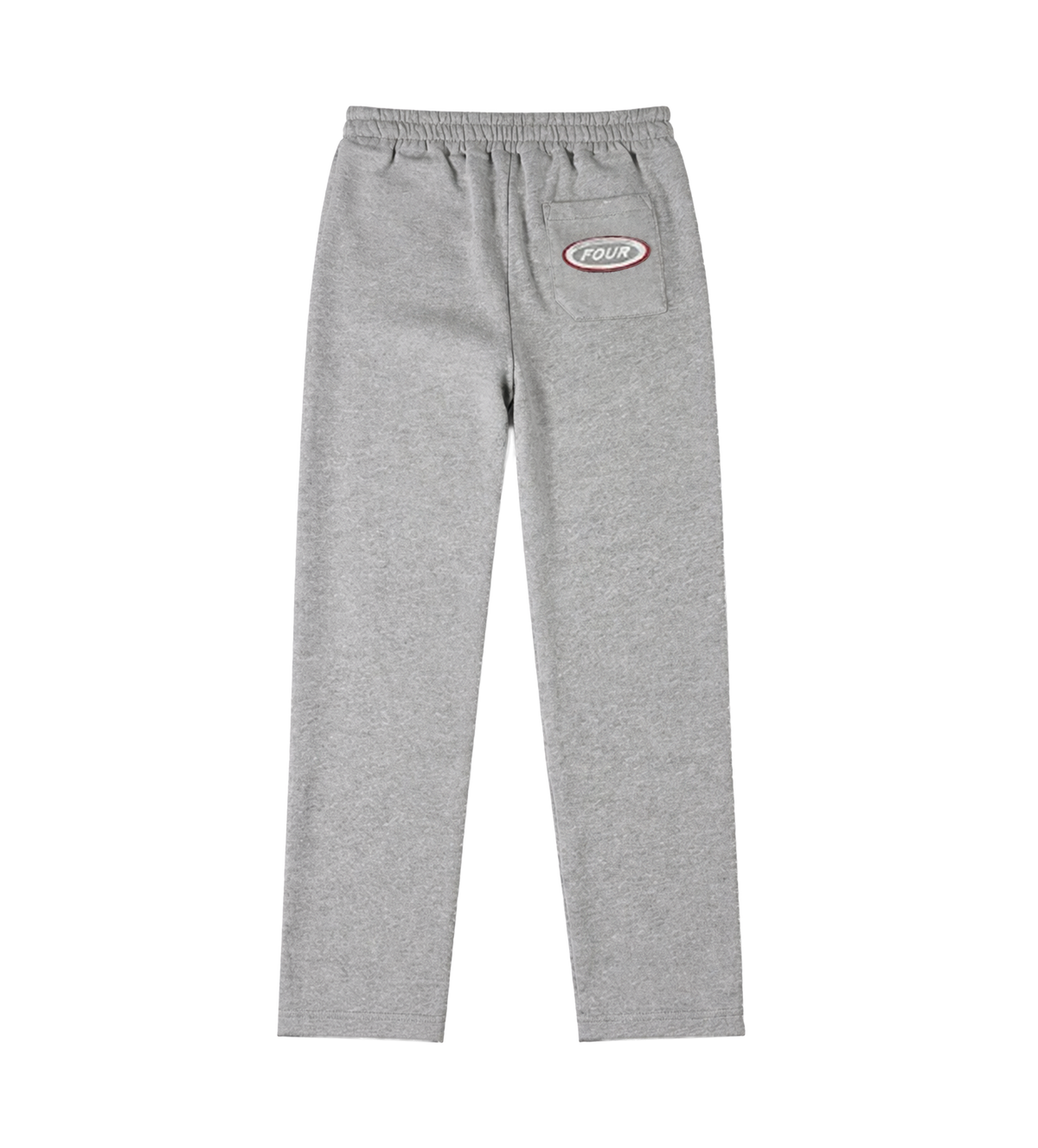 Reconstructed Circles Straight Leg Pants Grey Melange