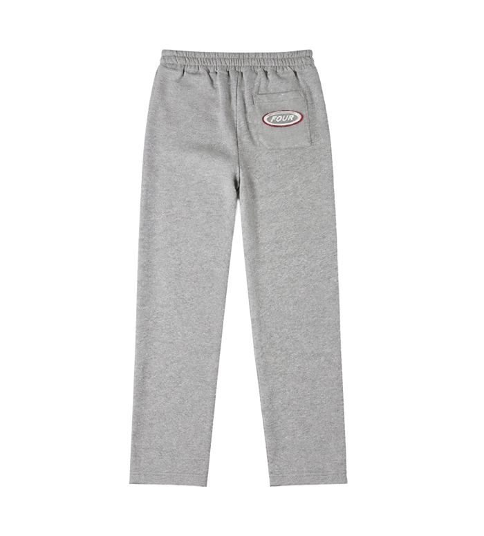 Reconstructed Circles Straight Leg Pants Grey Melange