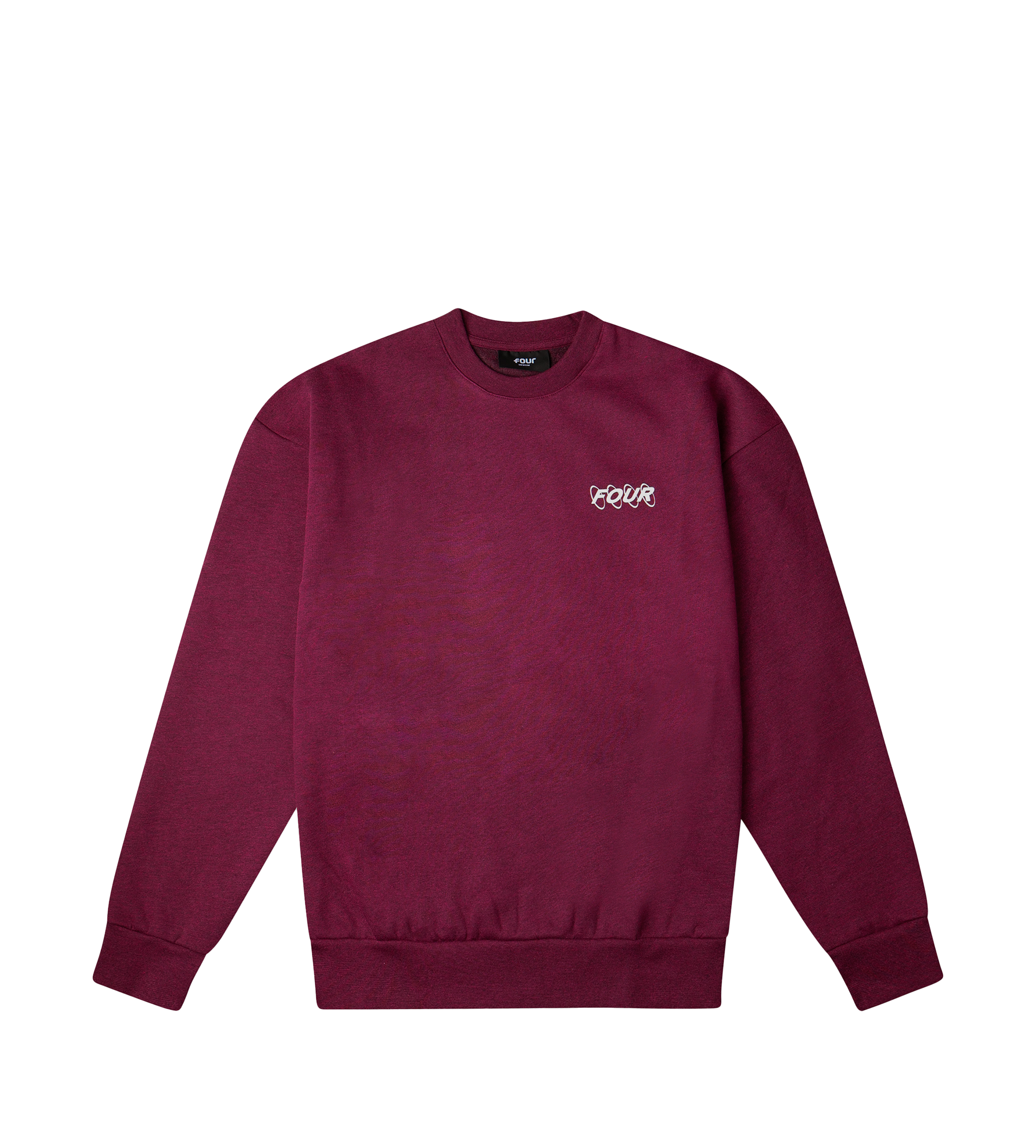 Circles Logo Crewneck Red Melange