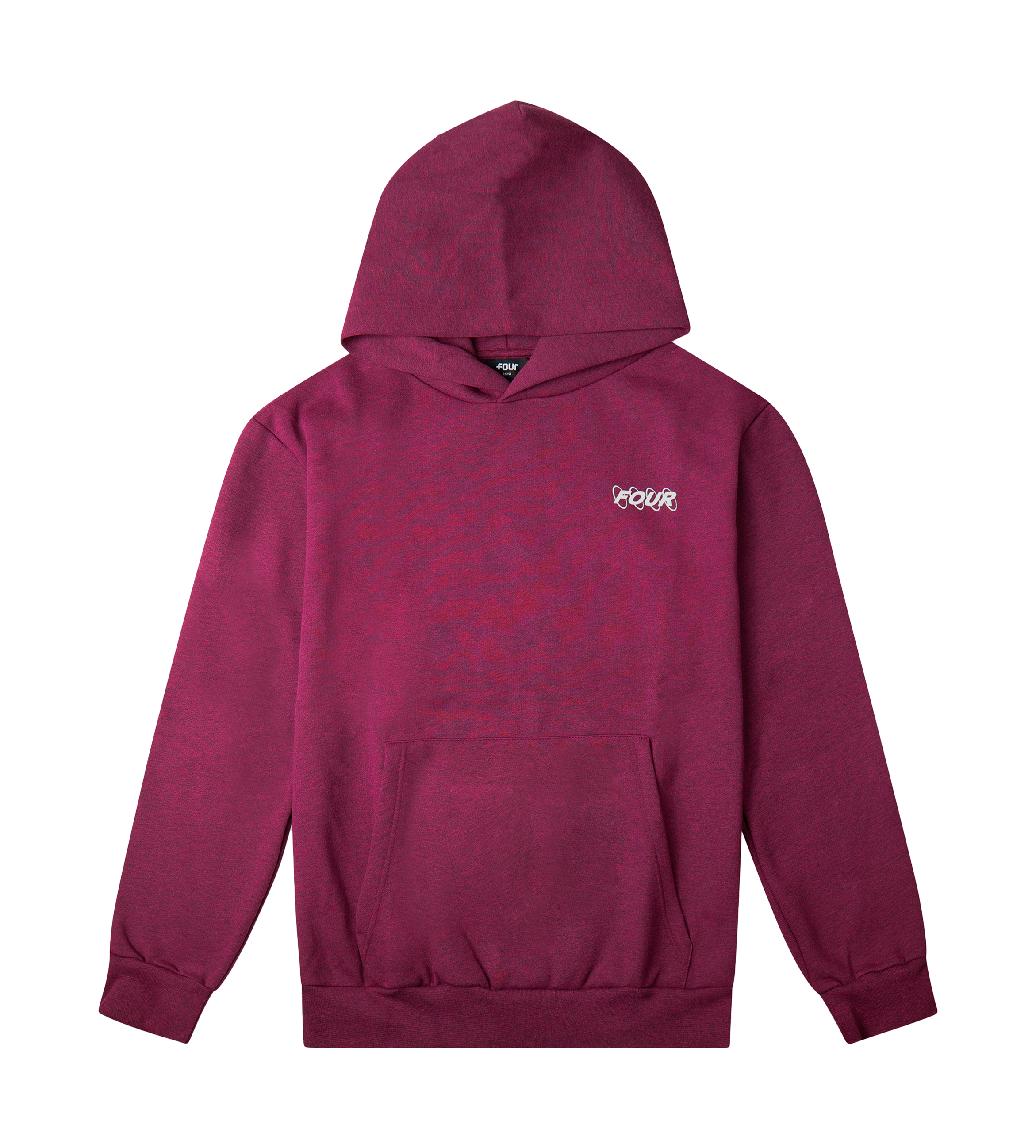 Circles Logo Hoodie Red Melange