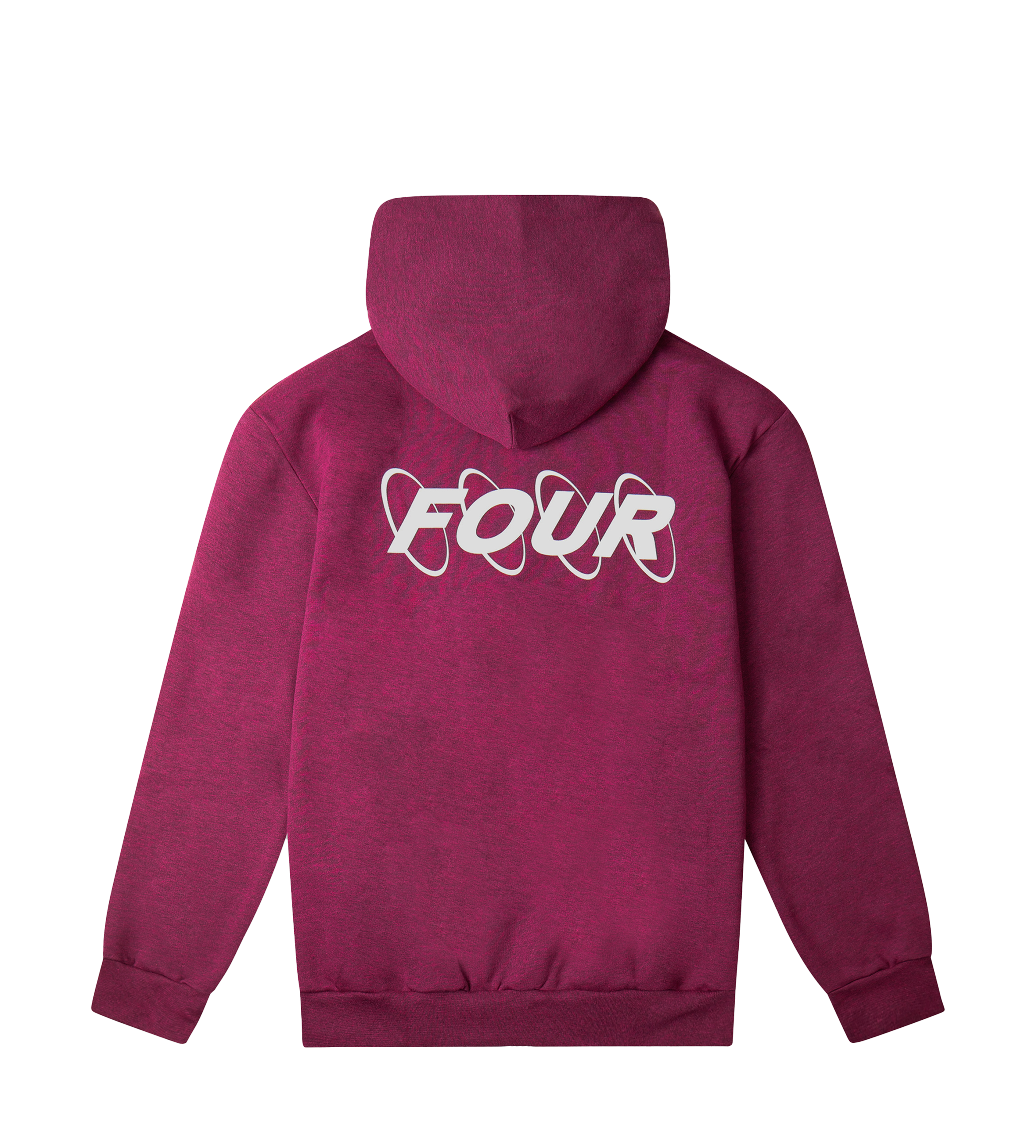 Circles Logo Hoodie Red Melange