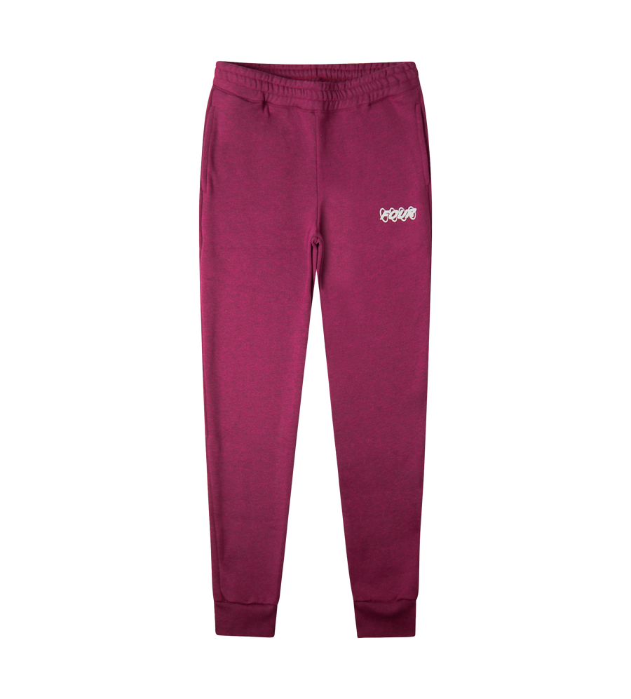 Circles Logo Sweatpants Red Melange