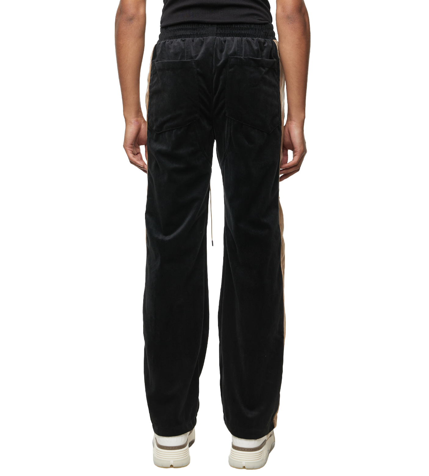 Embroidered Lounge Pants Black