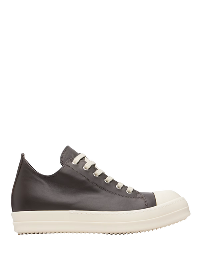 Lage sneakers donker stof/melk