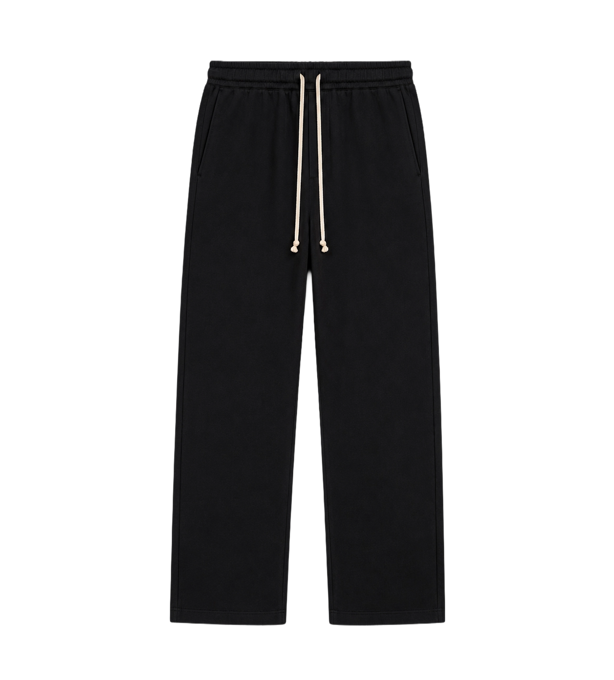 Drawstring Wool Dietrich Trousers Black