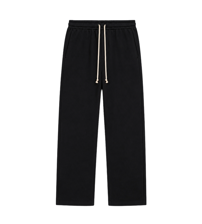 Drawstring Wool Dietrich Trousers Black