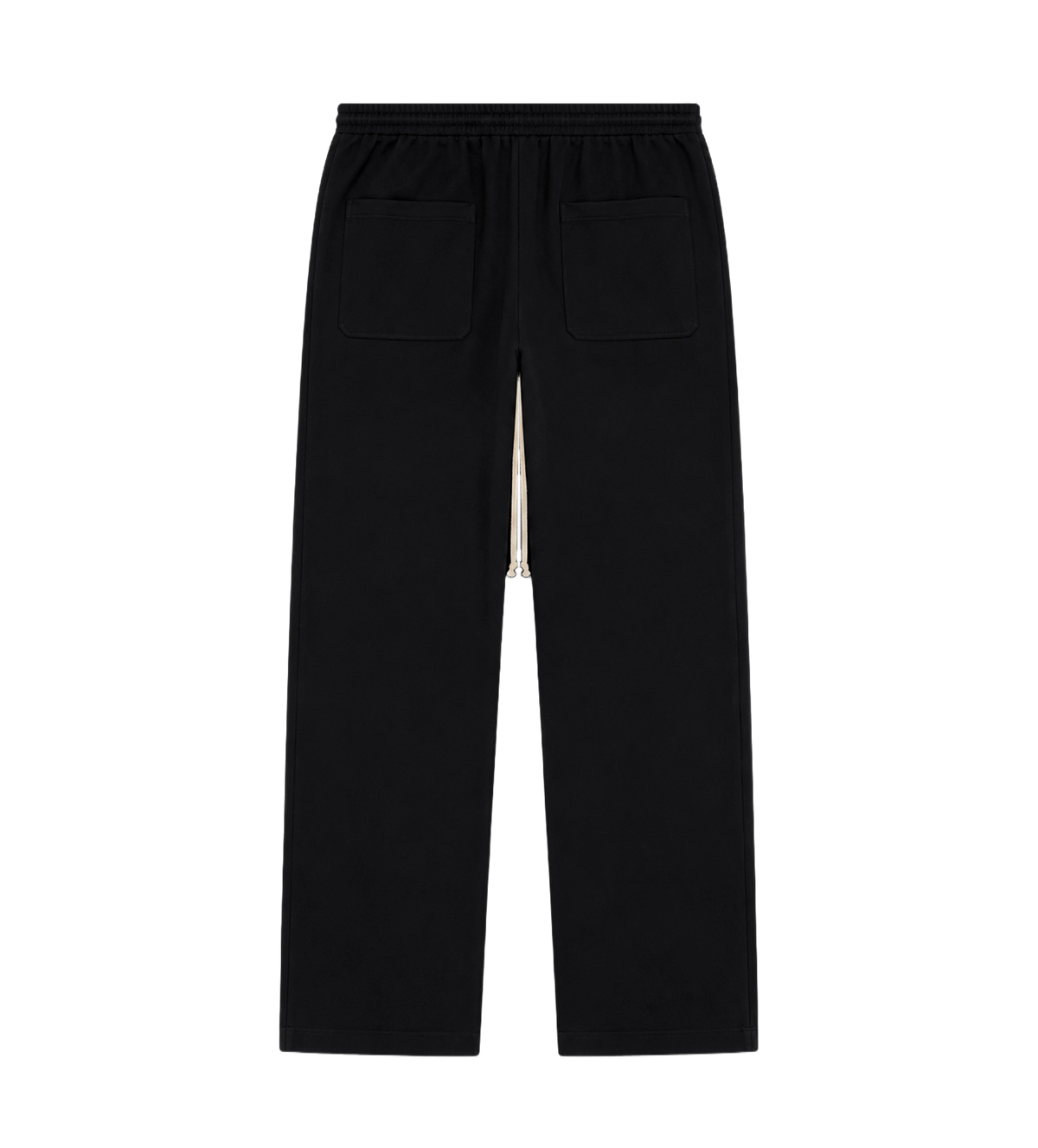 Drawstring Wool Dietrich Trousers Black