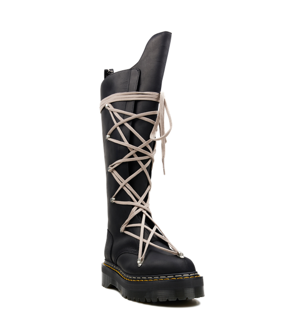 Rick Owens x Dr. Martens 1B60 Quad Sole Pentalace Boot