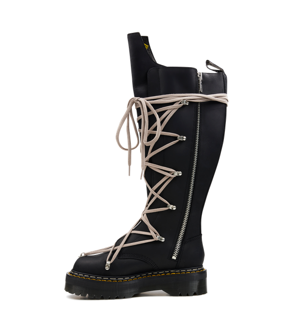 Rick Owens x Dr. Martens 1B60 Quad Sole Pentalace Boot
