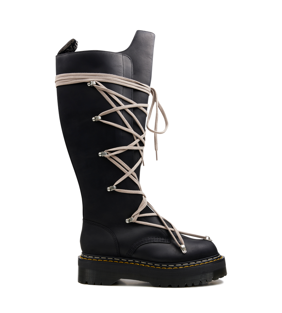 Rick Owens x Dr. Martens 1B60 Quad Sole Pentalace Boot