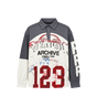 American Rugby Polosweater White // Navy