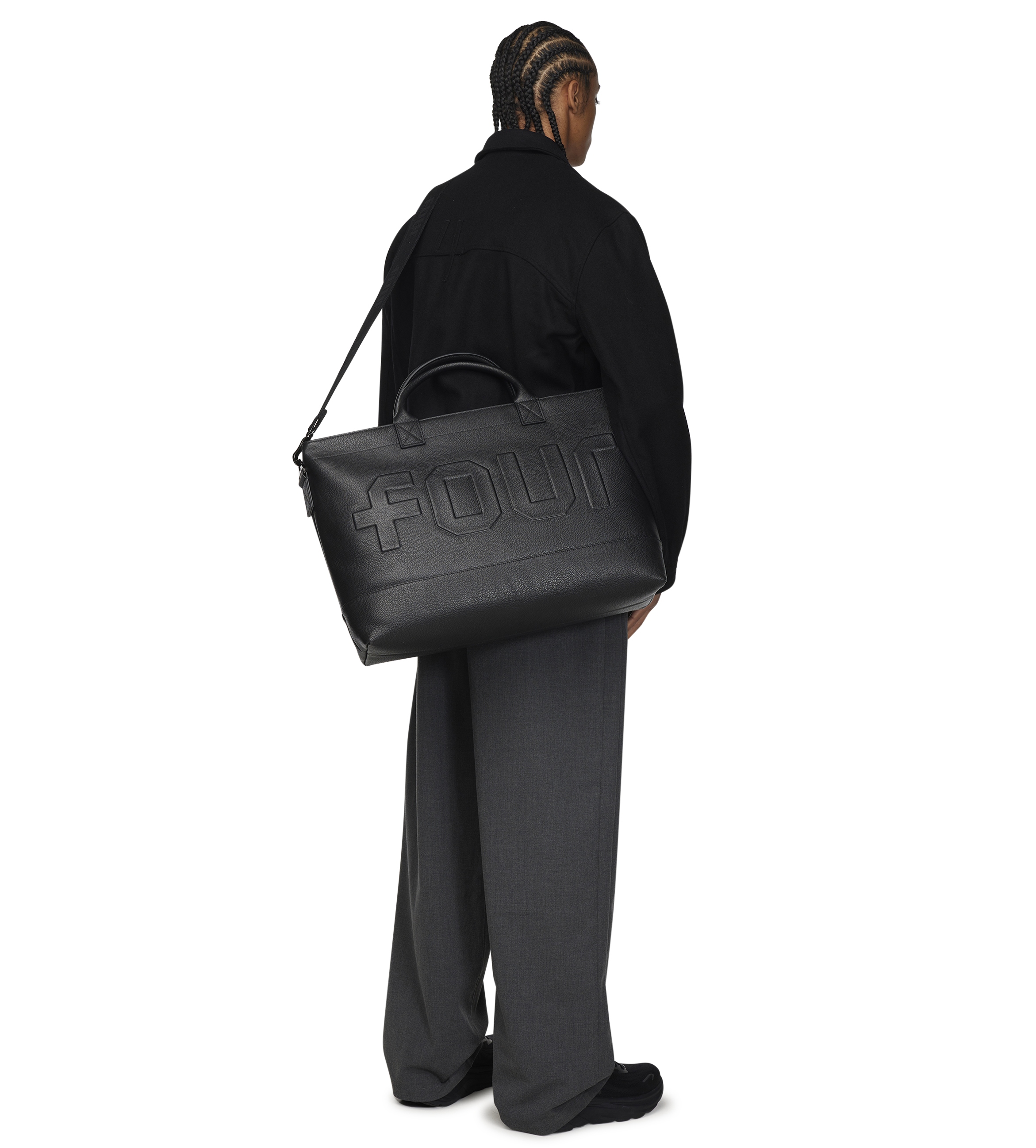 Leather Shopper
