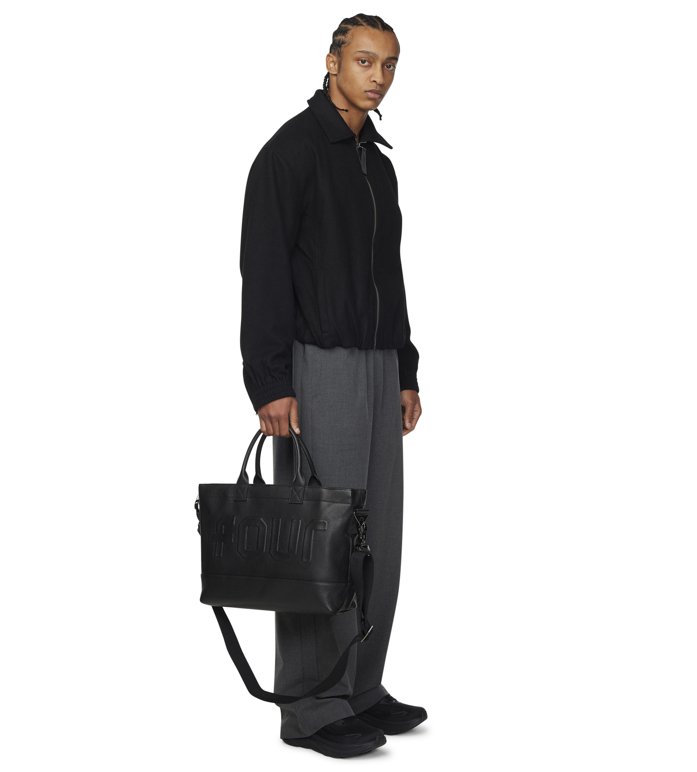 Leather Shopper