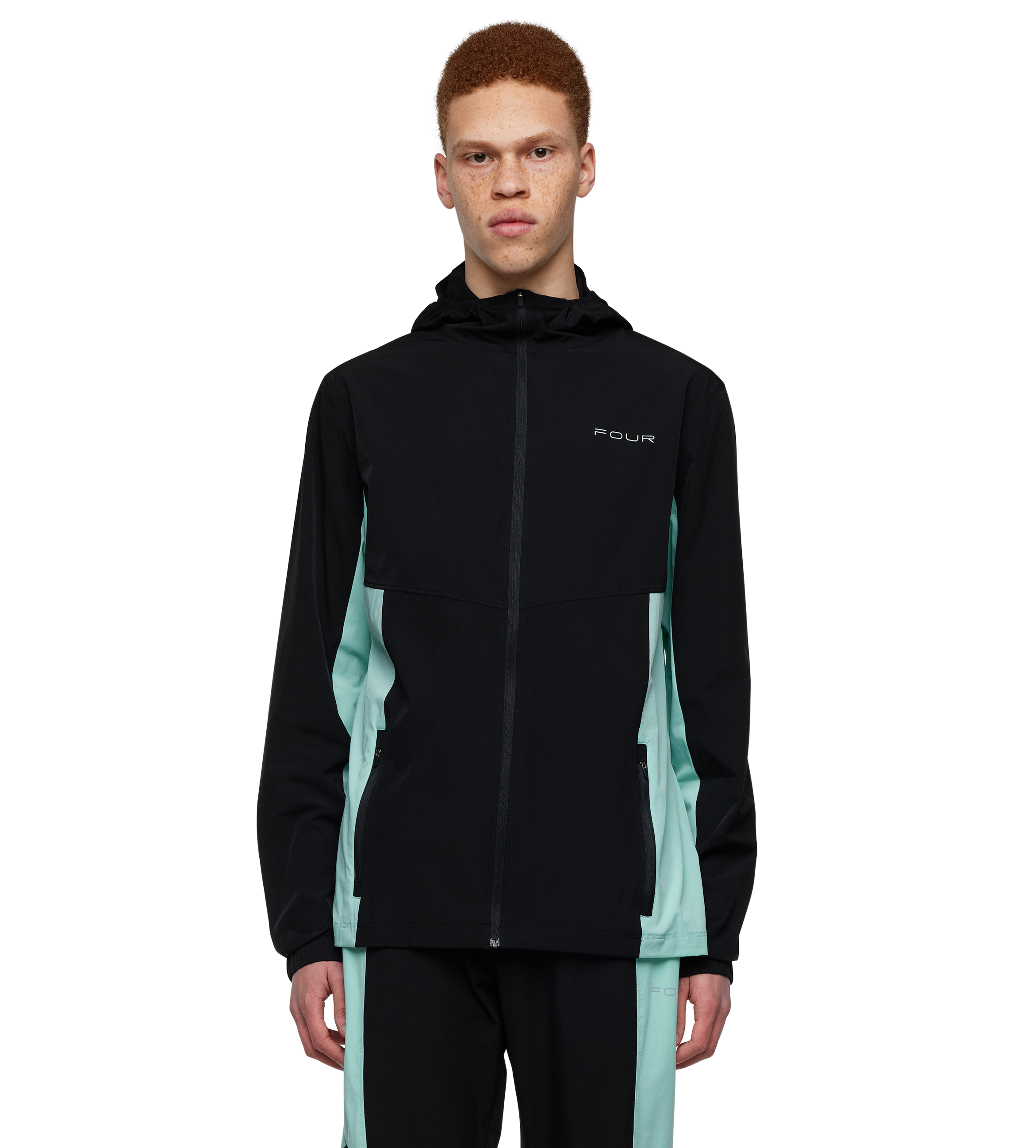Sportswear Trackjacket Black/ Light Green
