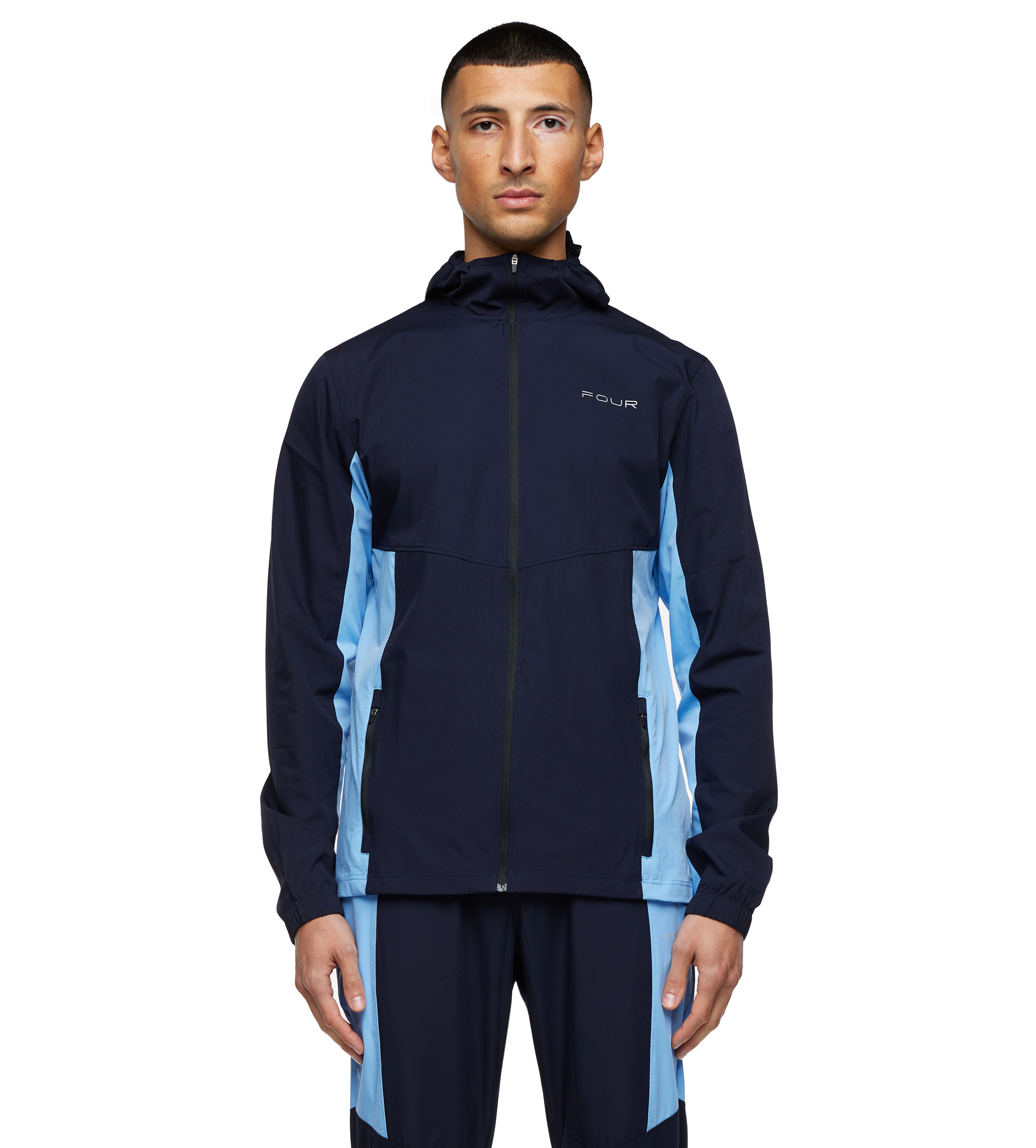 Sportswear Trackjacket Navy/ Light Blue