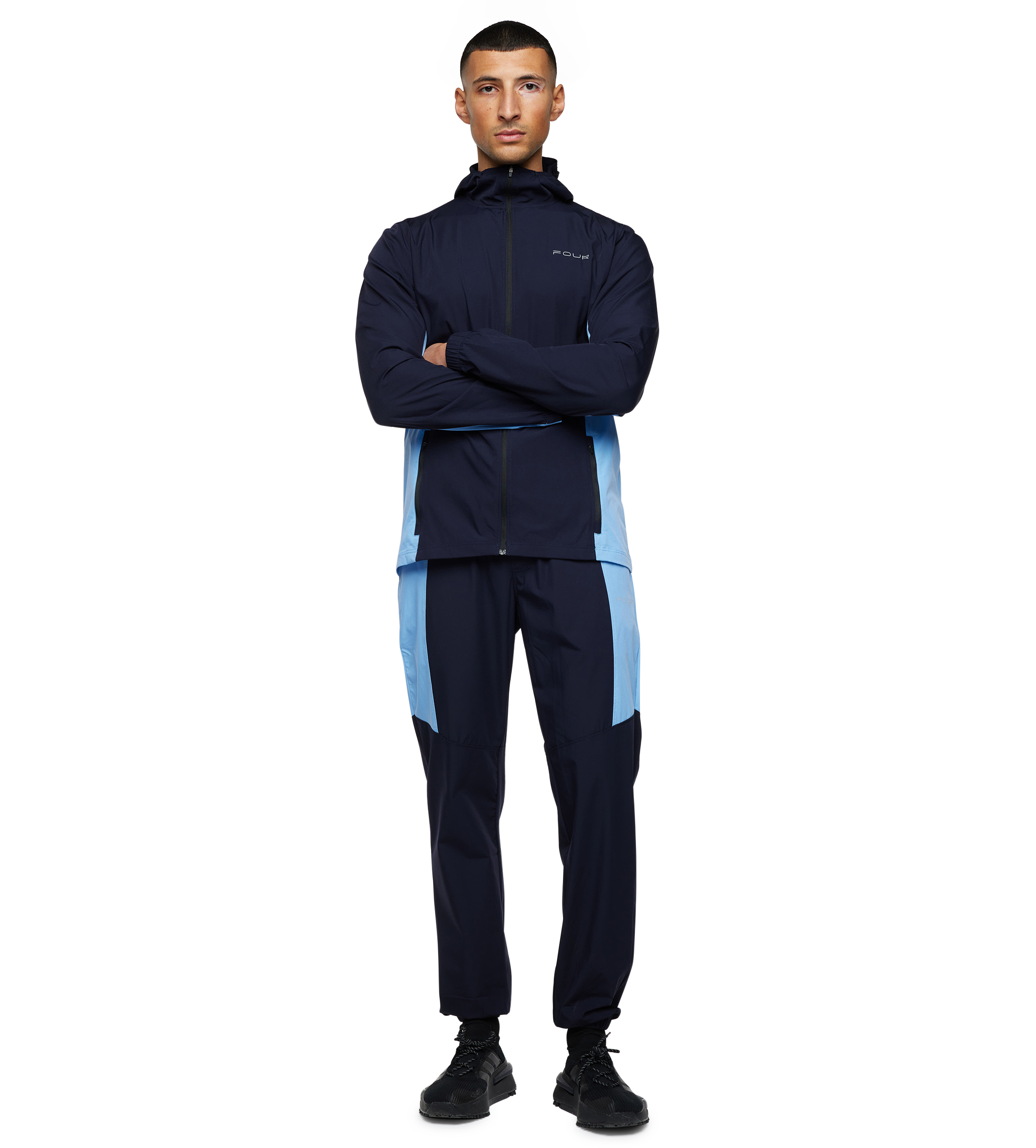 Sportswear Trackjacket Navy/ Light Blue