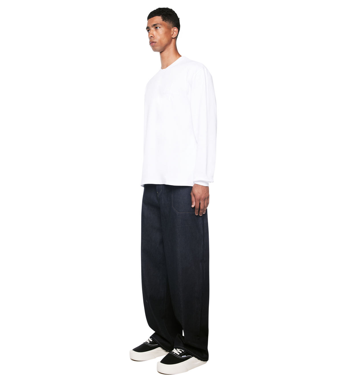 Beltloop Longsleeve White