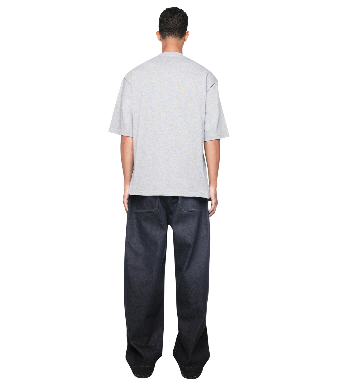 Logo Heavy T-shirt Grey Melange