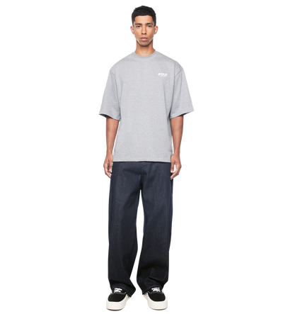 Logo Heavy T-shirt Grey Melange