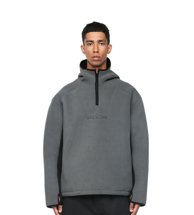 Sportswear Fleece Anorak Steengrijs