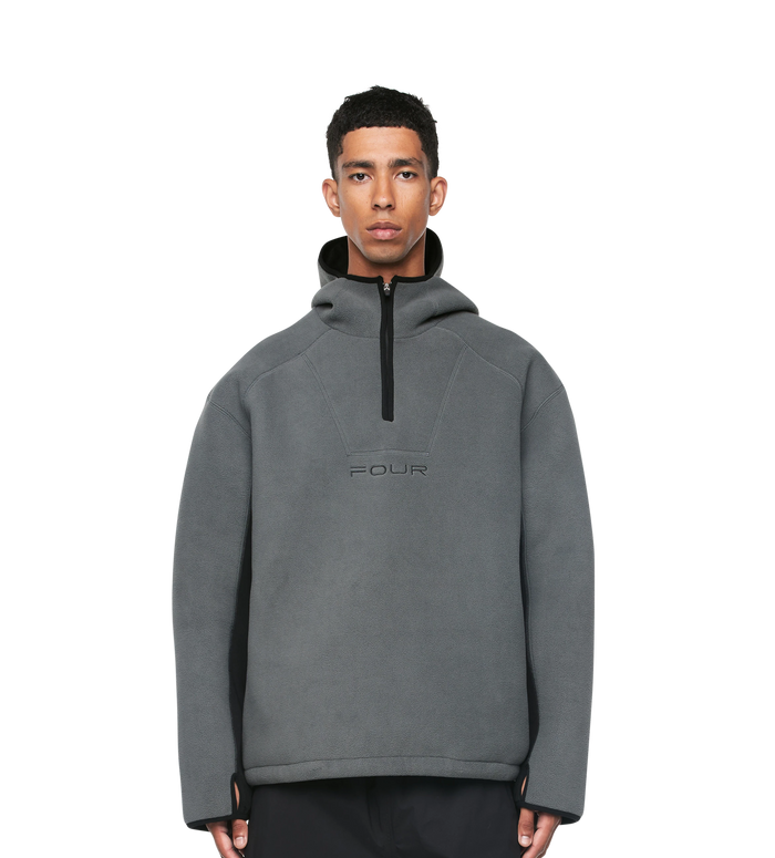 Sportswear Fleece Anorak Stone Grey