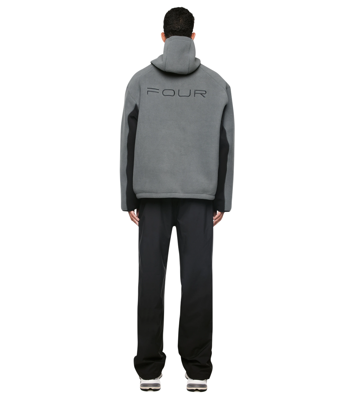 Sportswear Fleece Anorak Steengrijs