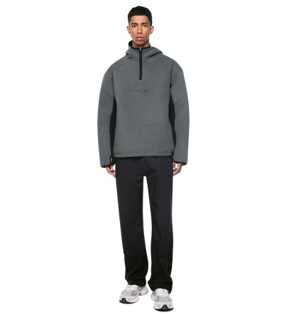 Sportswear Fleece Anorak Steengrijs