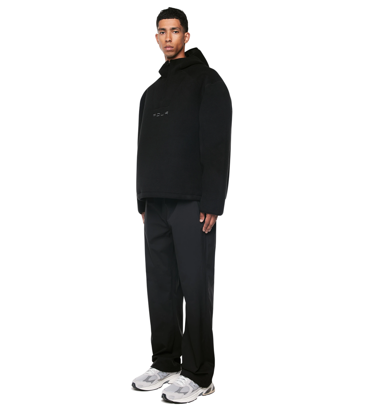 Sportswear Fleece Anorak Zwart
