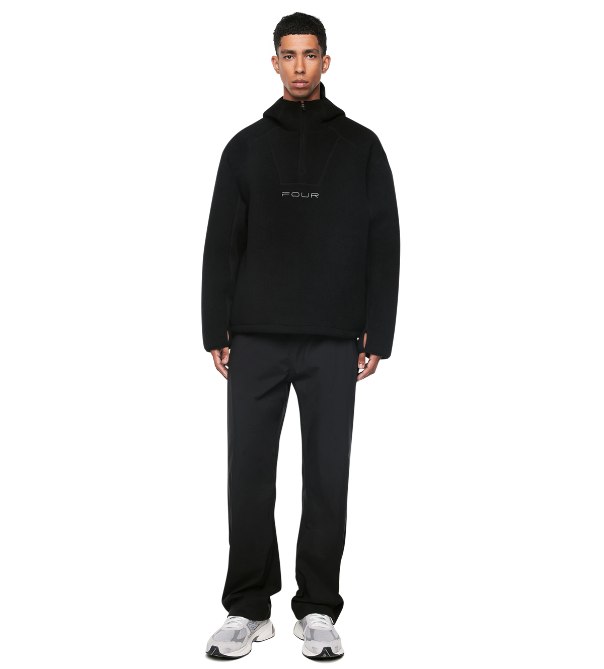 Sportswear Fleece Anorak Zwart