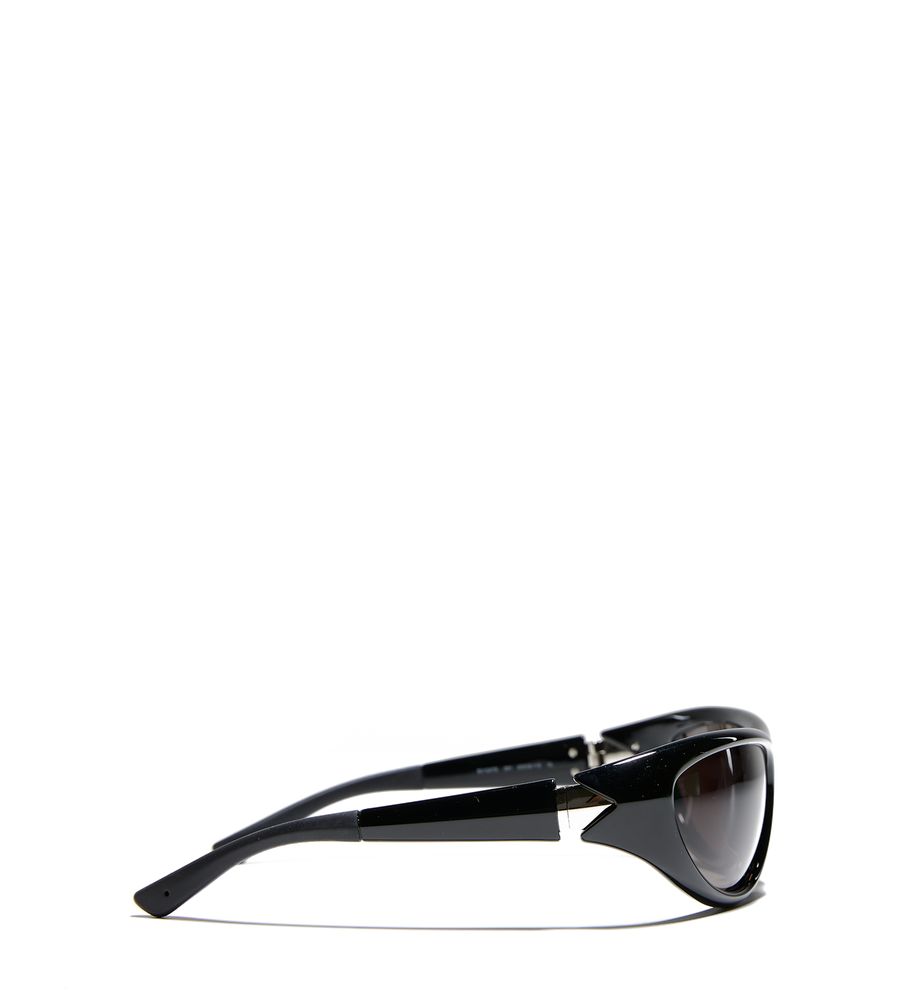 Curve Sporty Cat Eye Sunglasses Black