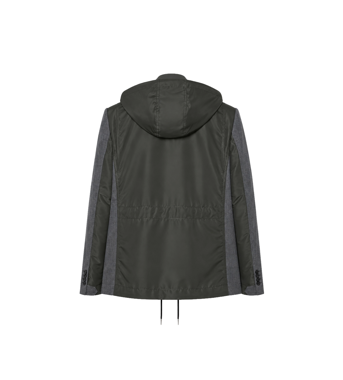 Suiting x Nylon Twill Jas Grijs/Donker Khaki