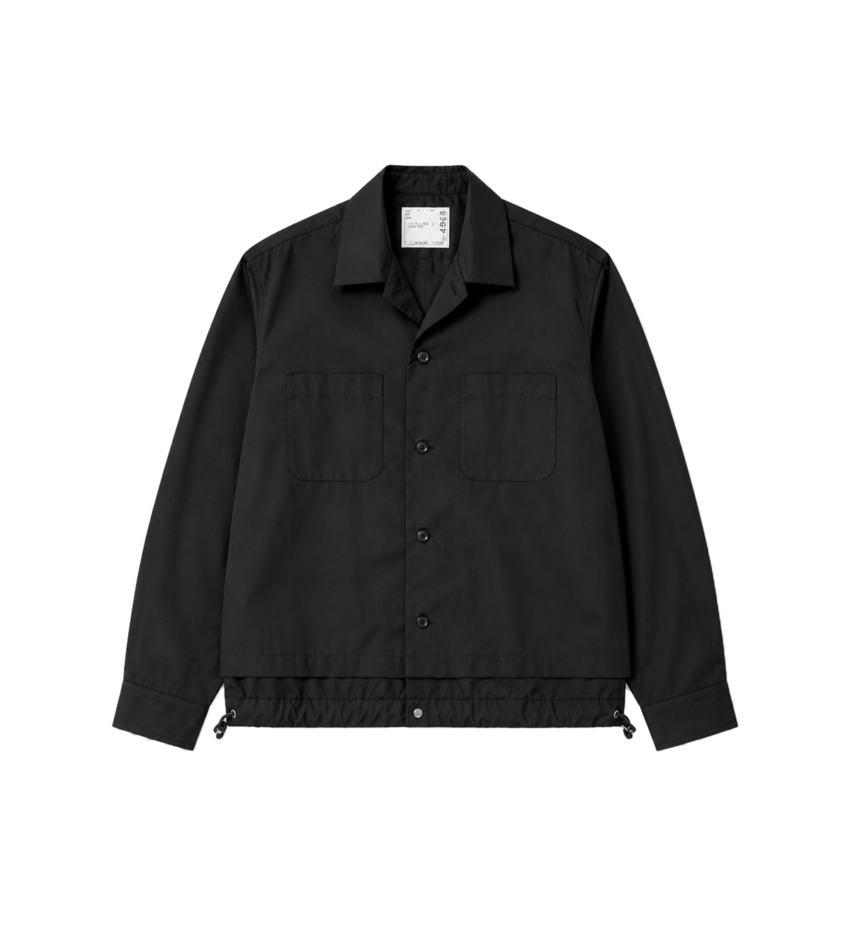 Poplin Shirt Zwart
