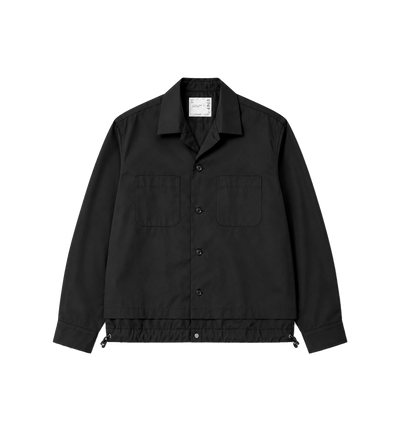 Poplin Shirt Zwart