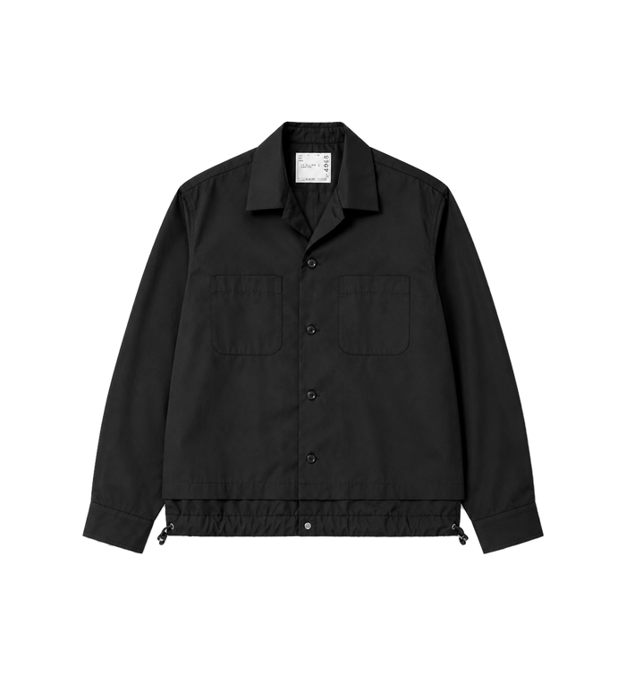 Poplin Shirt Zwart