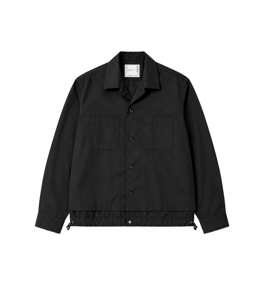 Poplin Shirt Zwart