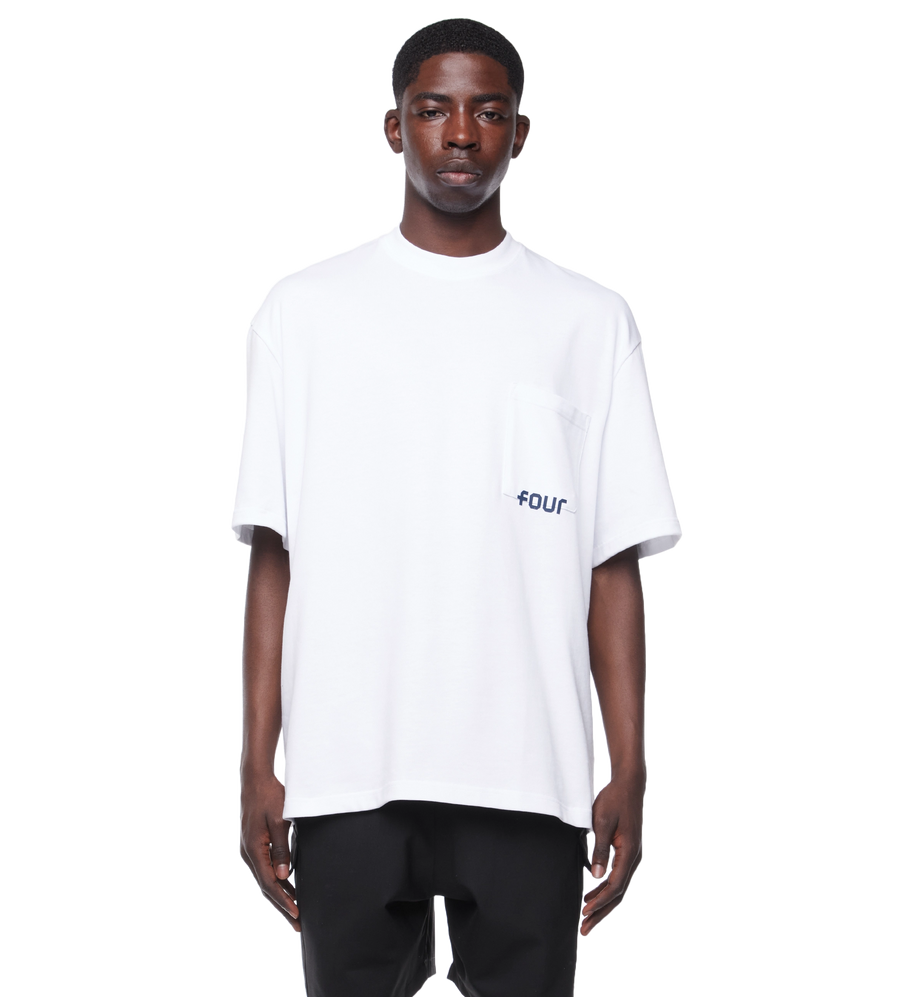 Logo Pocket Tee White