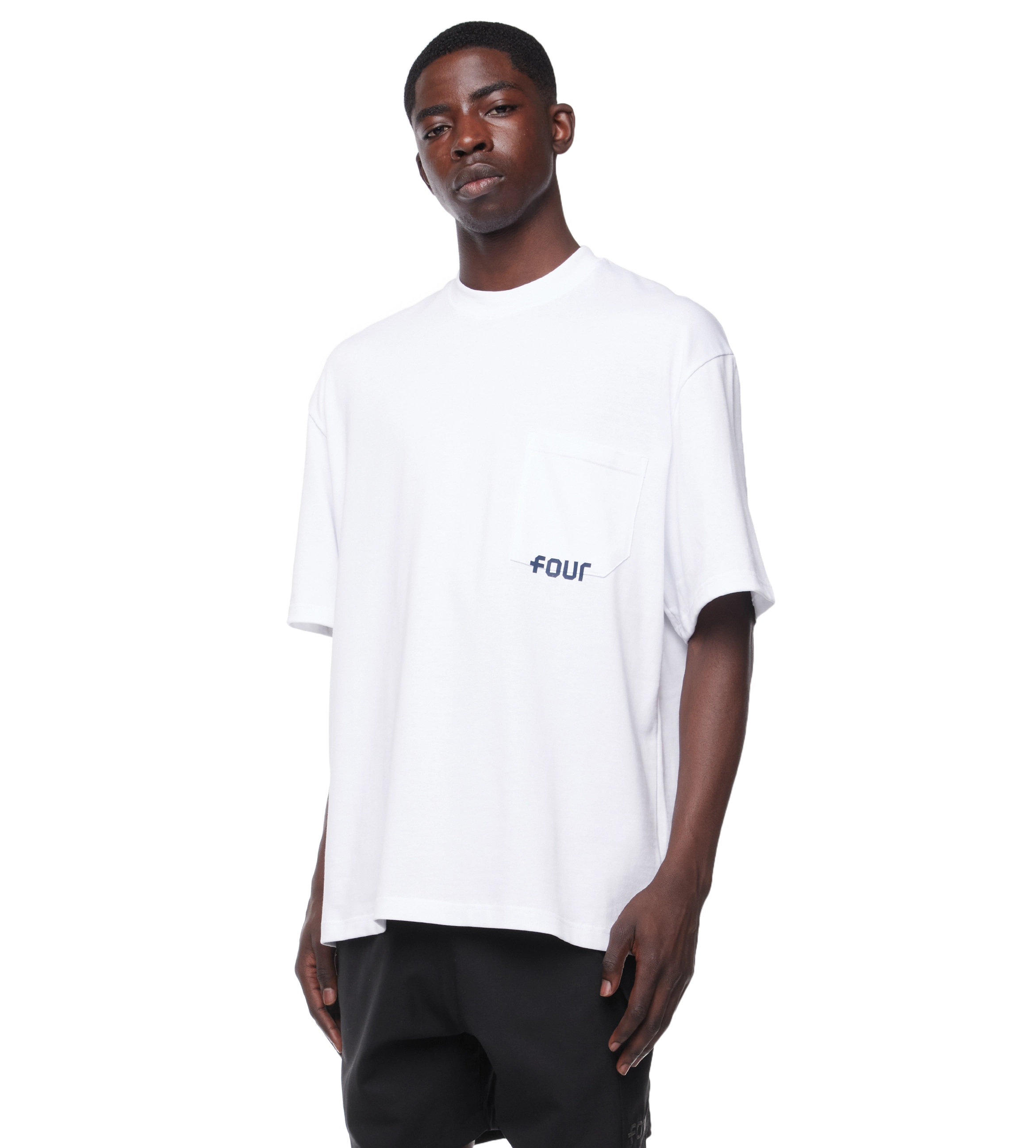 Logo Pocket Tee White