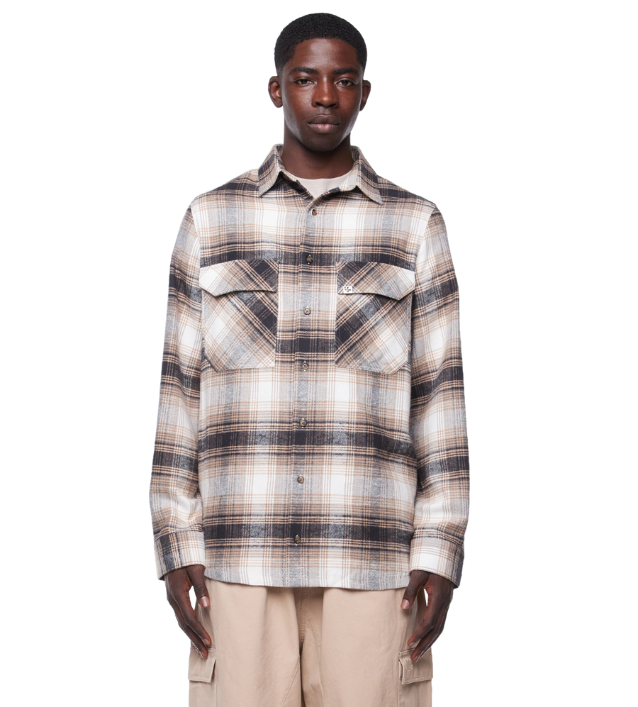 Flannel Beige/Black Mix