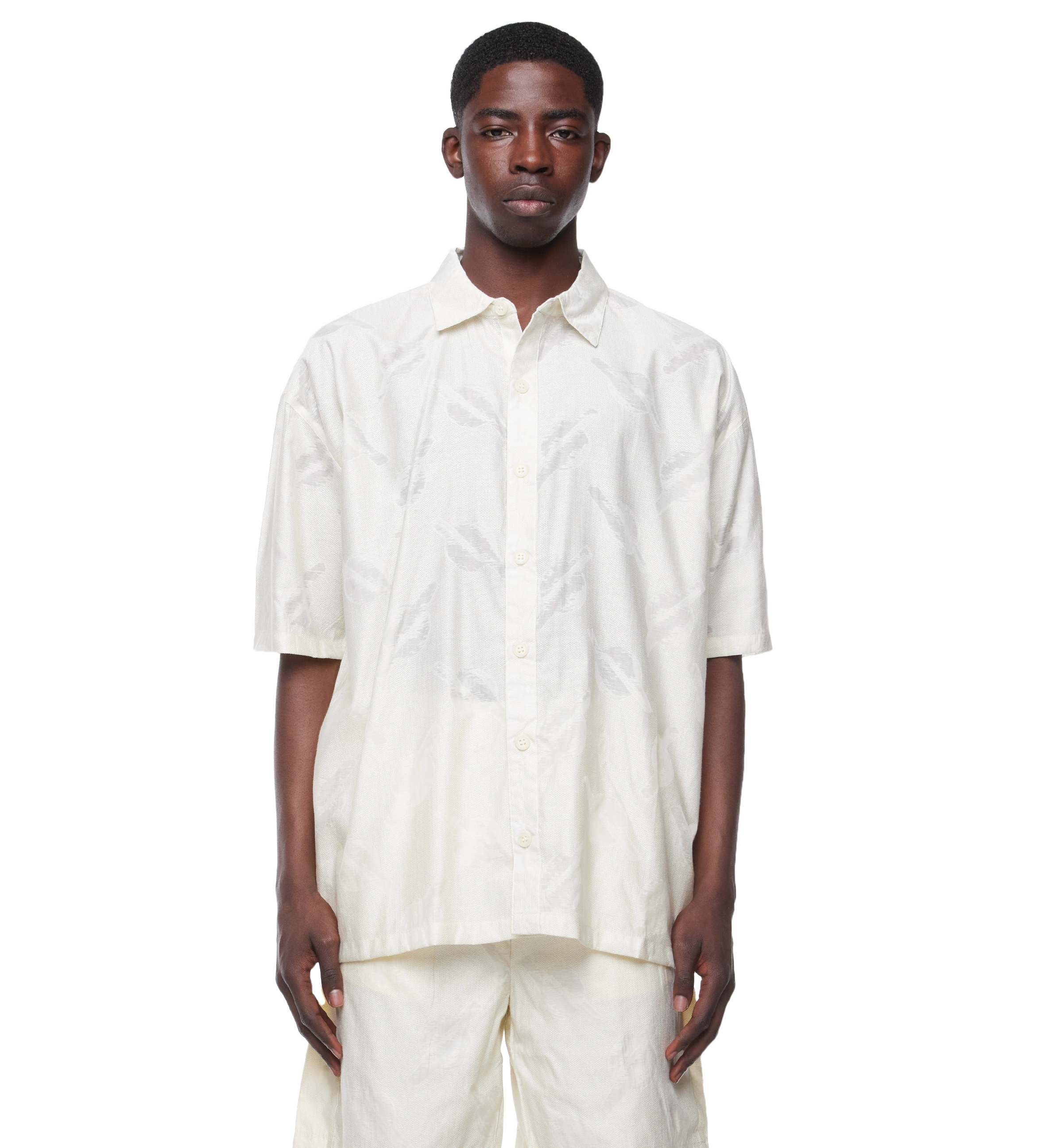 Salim Relaxed Shirt Frost White