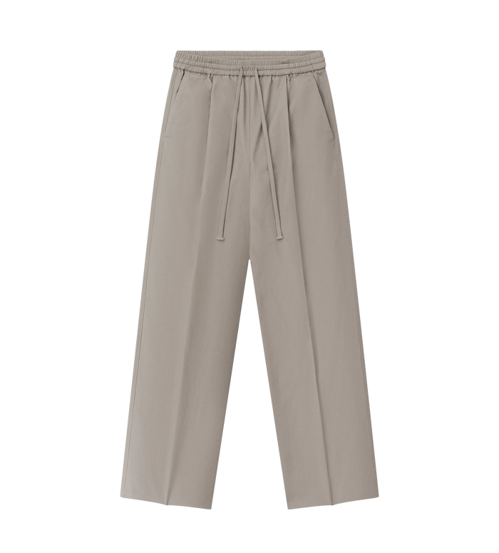 Pleat Front Drawstring Pant Seal