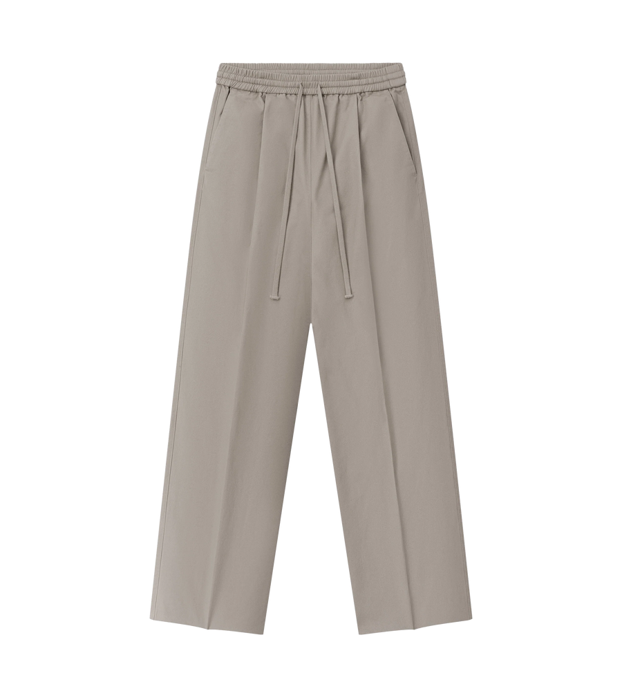 Pleat Front Drawstring Pant Seal
