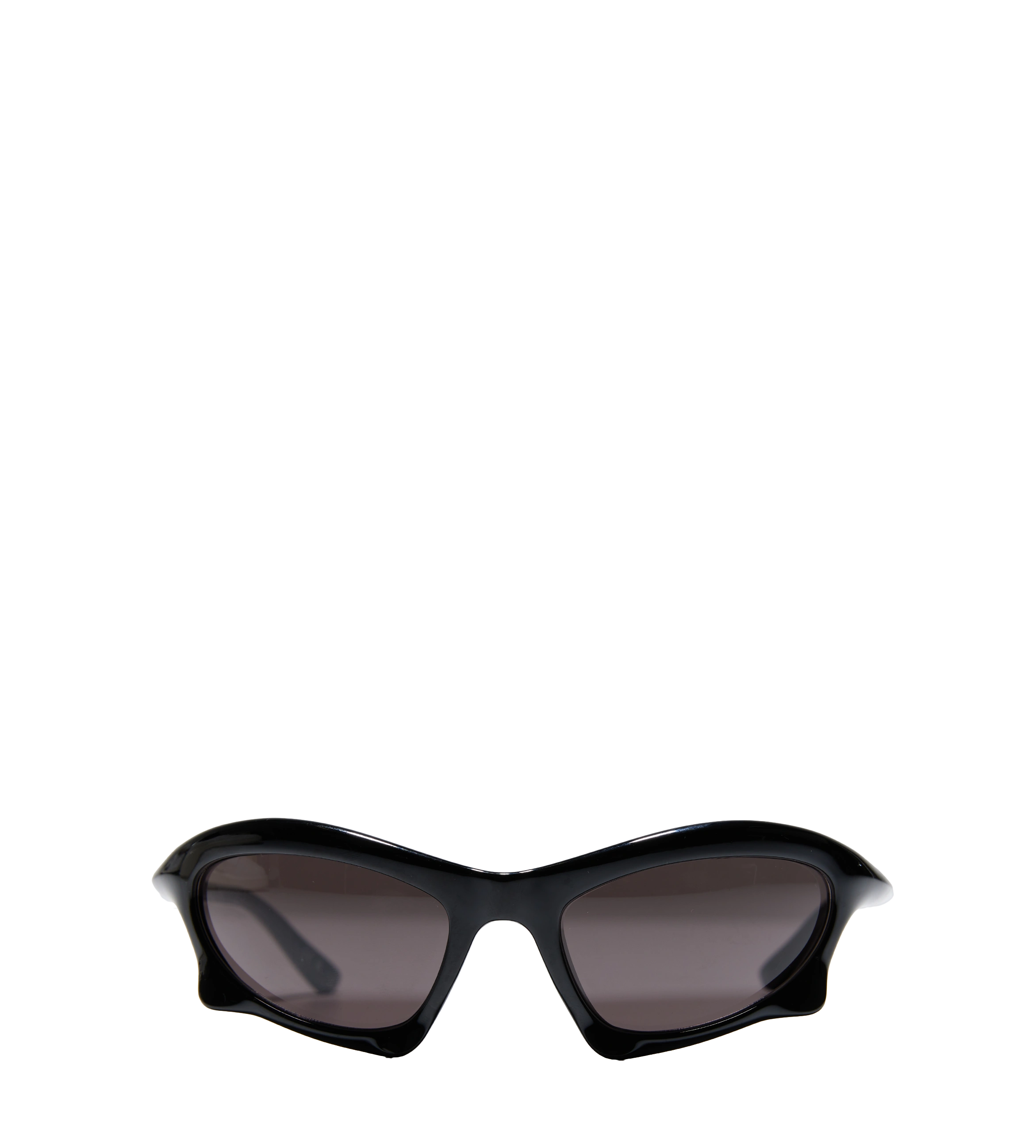 Bat Rectangle Sunglasses Black