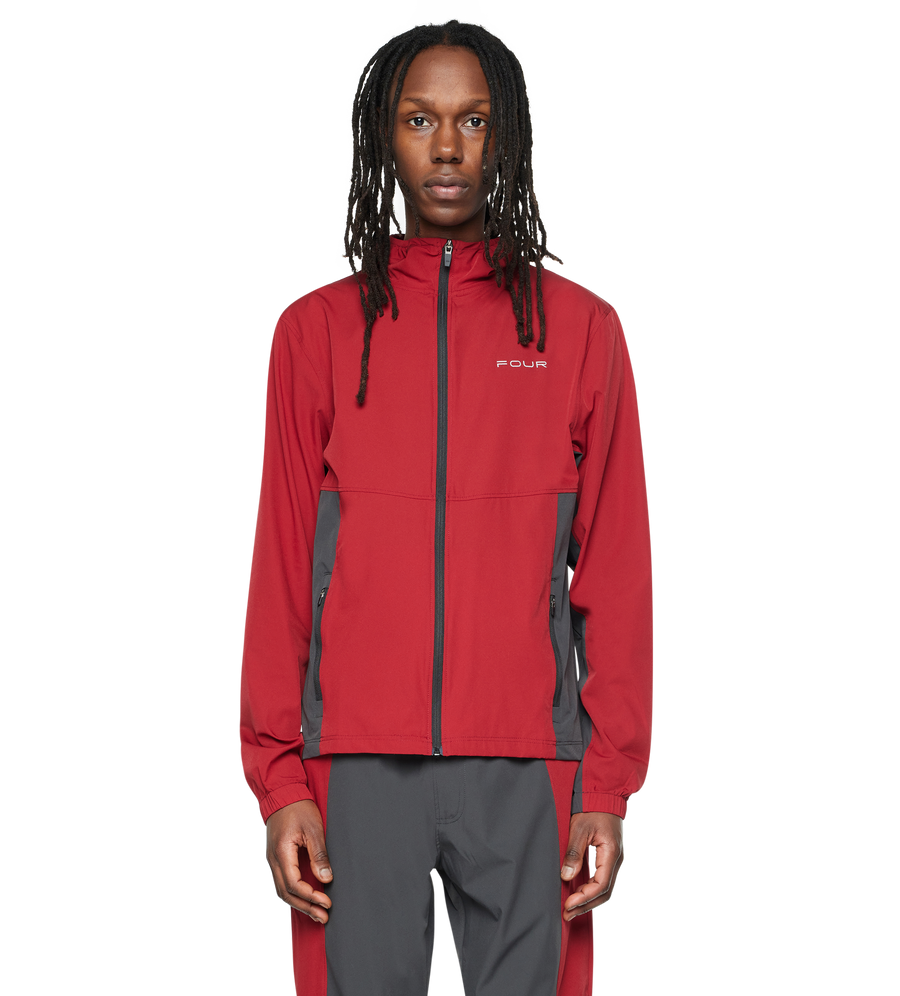 Sportswear Track Jacket Dark Grey/Red