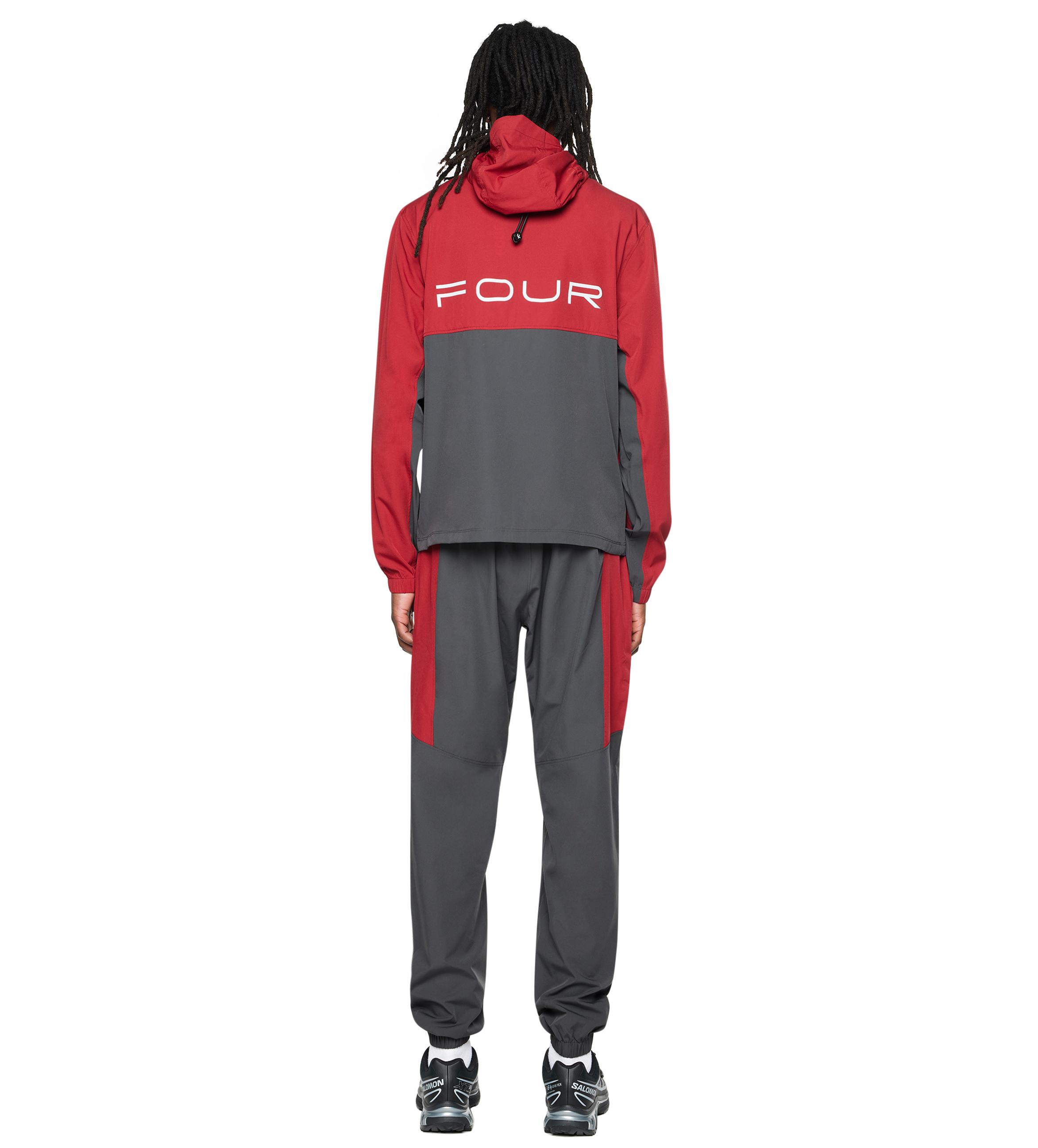 Sportswear Track Jacket Dark Grey/Red