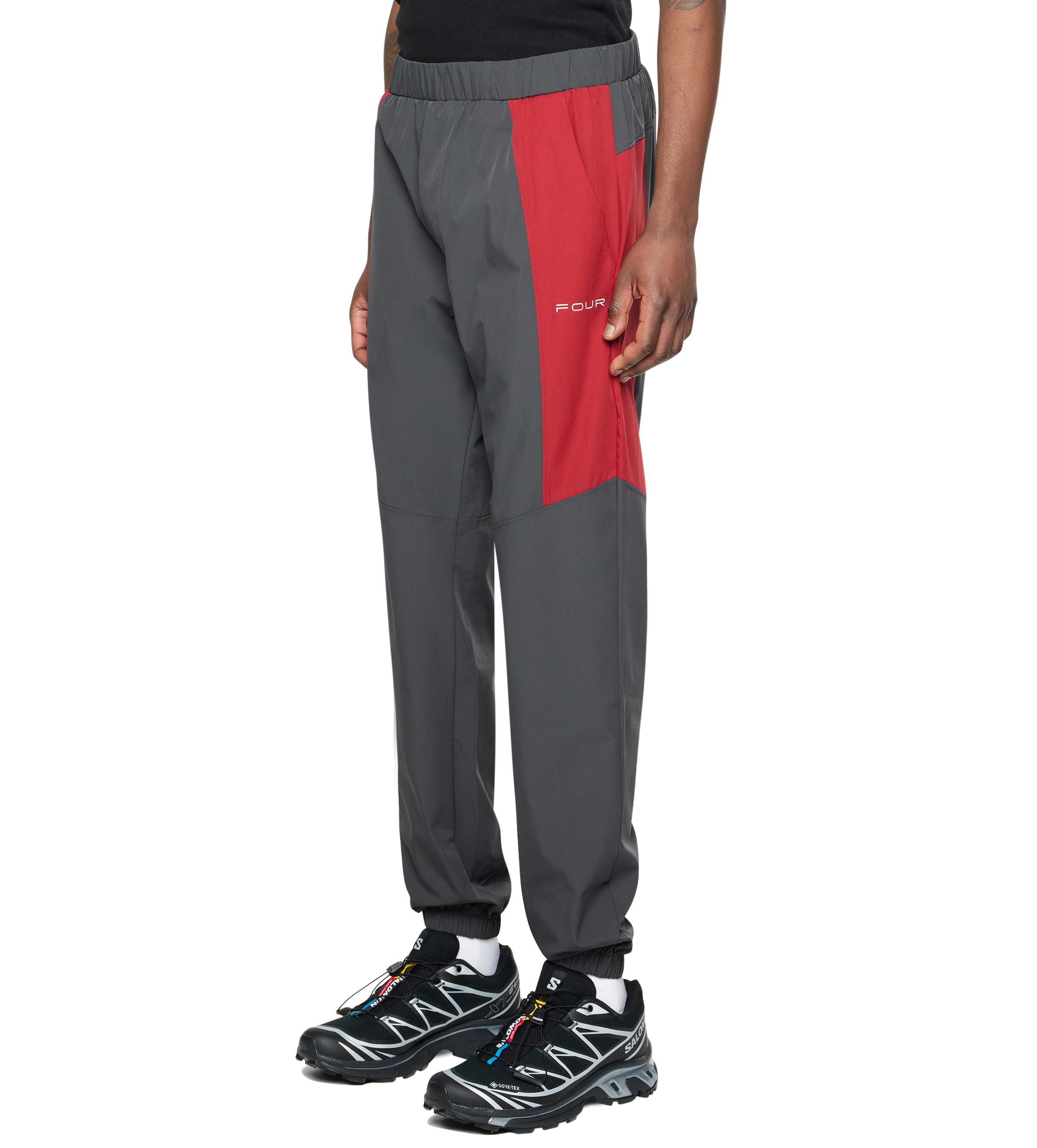 Sportswear Track Pants Dark Grey/ Red