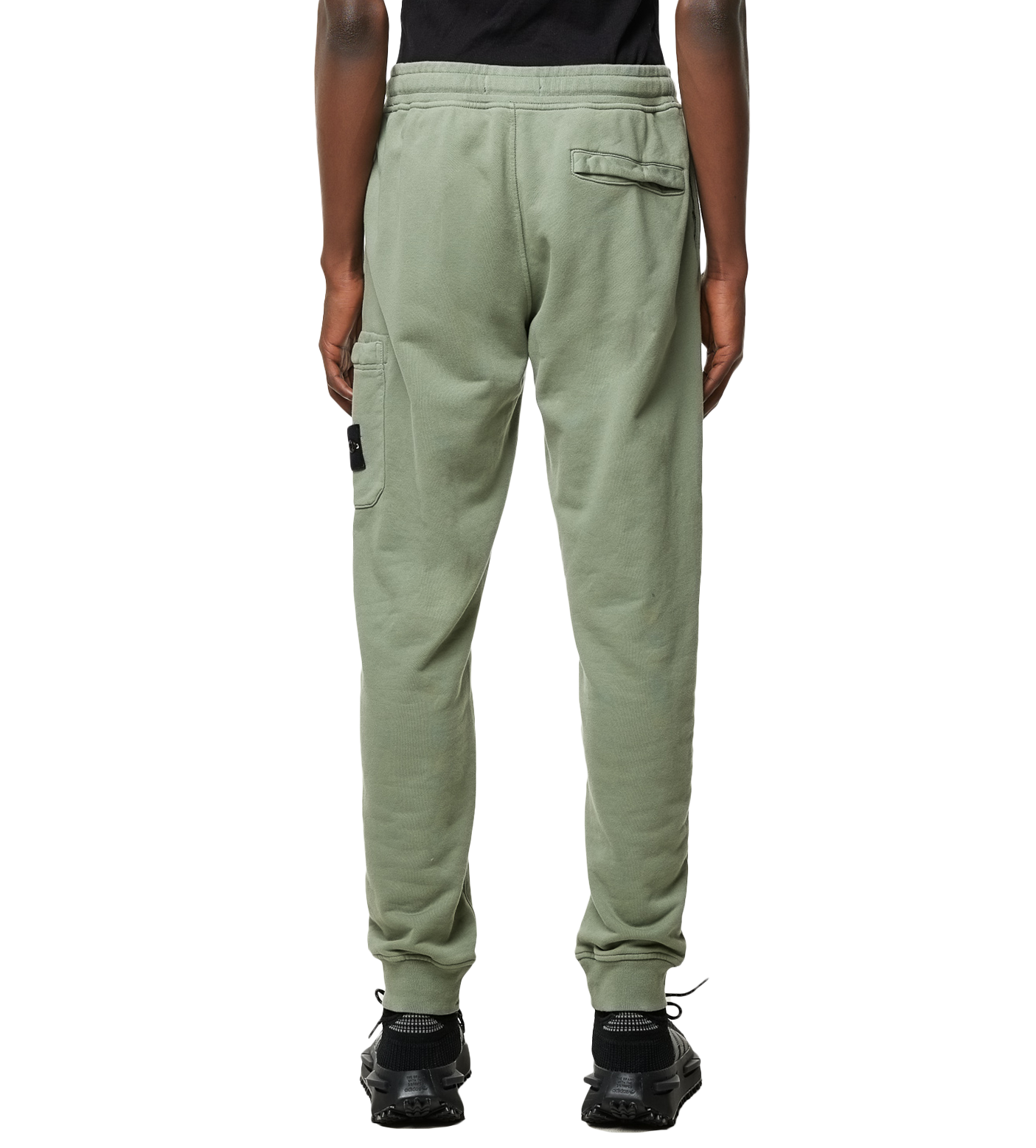 Compass-patch Cargo Sweat Pants Light Green