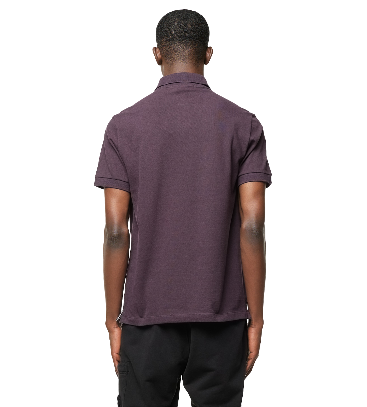 Compass Badge Polo Shirt Purple