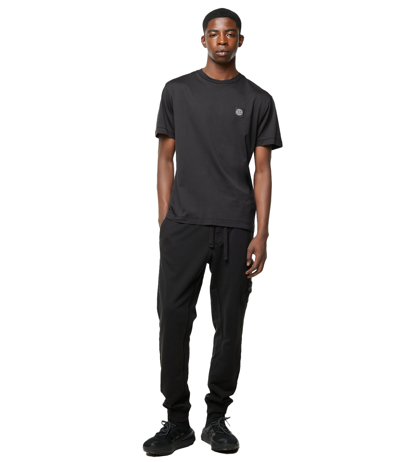 Compass Patch T-Shirt Black